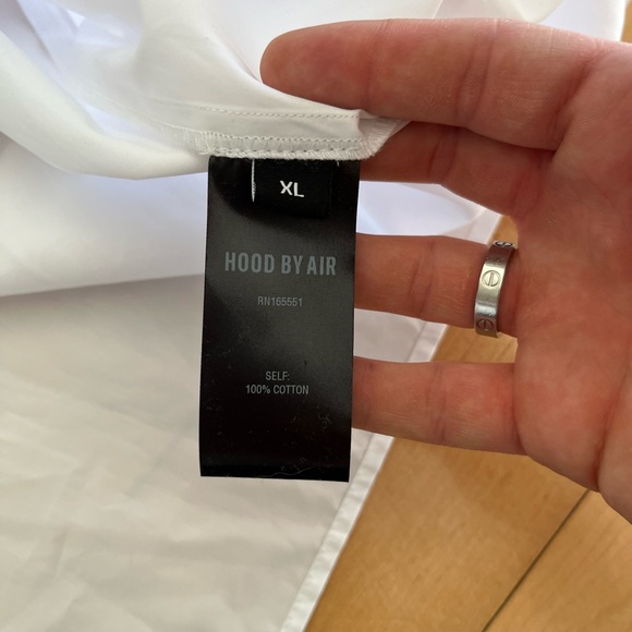 NWT - Hood by Air Extra Wide Cutout Polo - Picture 6 of 7